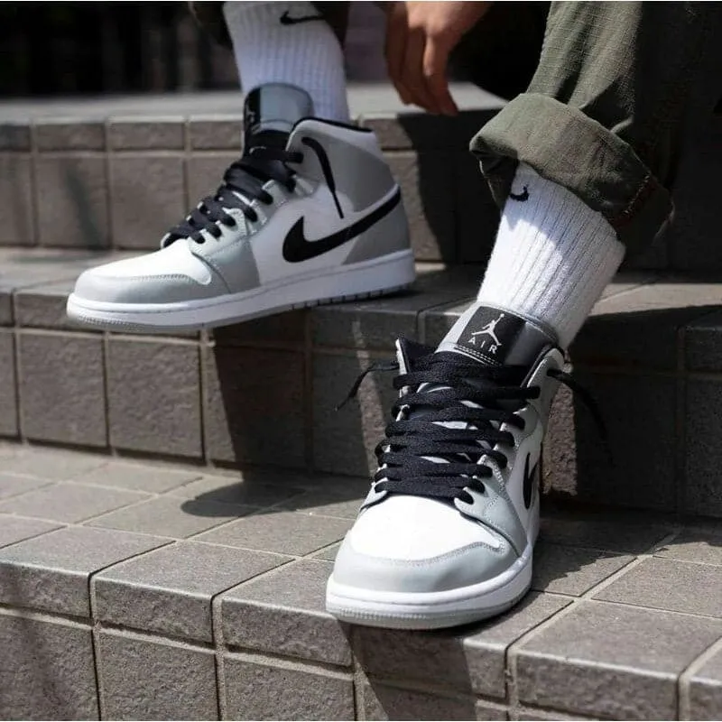Nike Air Jordan 1 Mid Light Smoke Grey