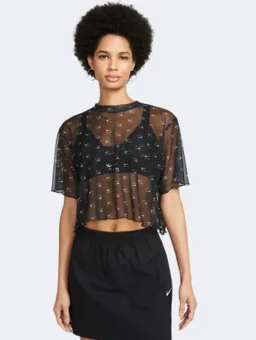 Nike Air Printed Women Lifestyle T-Shirt Black