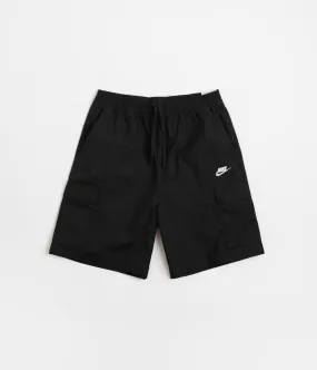 Nike Club Cargo Shorts - Black / White