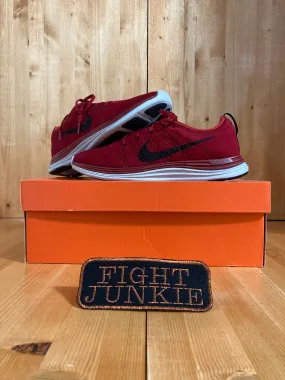 NIKE FLYKNIT LUNAR 1  Mens Size 8.5 Running Training Shoes Sneakers Red 554887-601