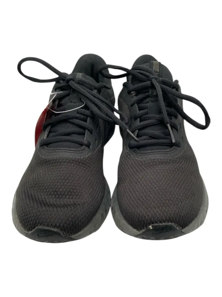 Nike Shoe Size 8 Black Synthetic Low Top lace up Sneakers