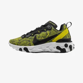 Nike Womens React Element 55 Speed Yellow Black White CT1551-700