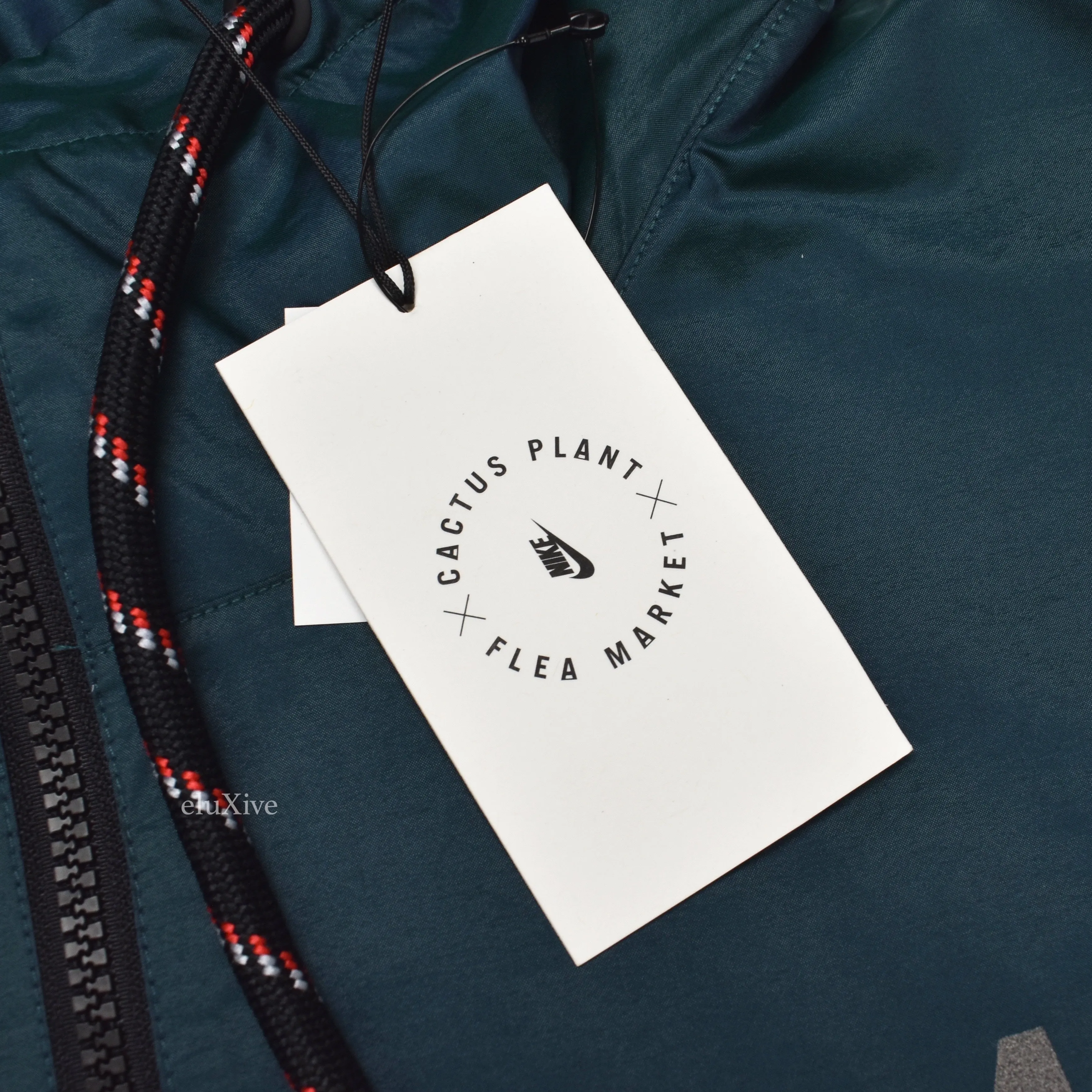 Nike x Cactus Plant Flea Market - Logo Print Anorak Jacket (Teal)