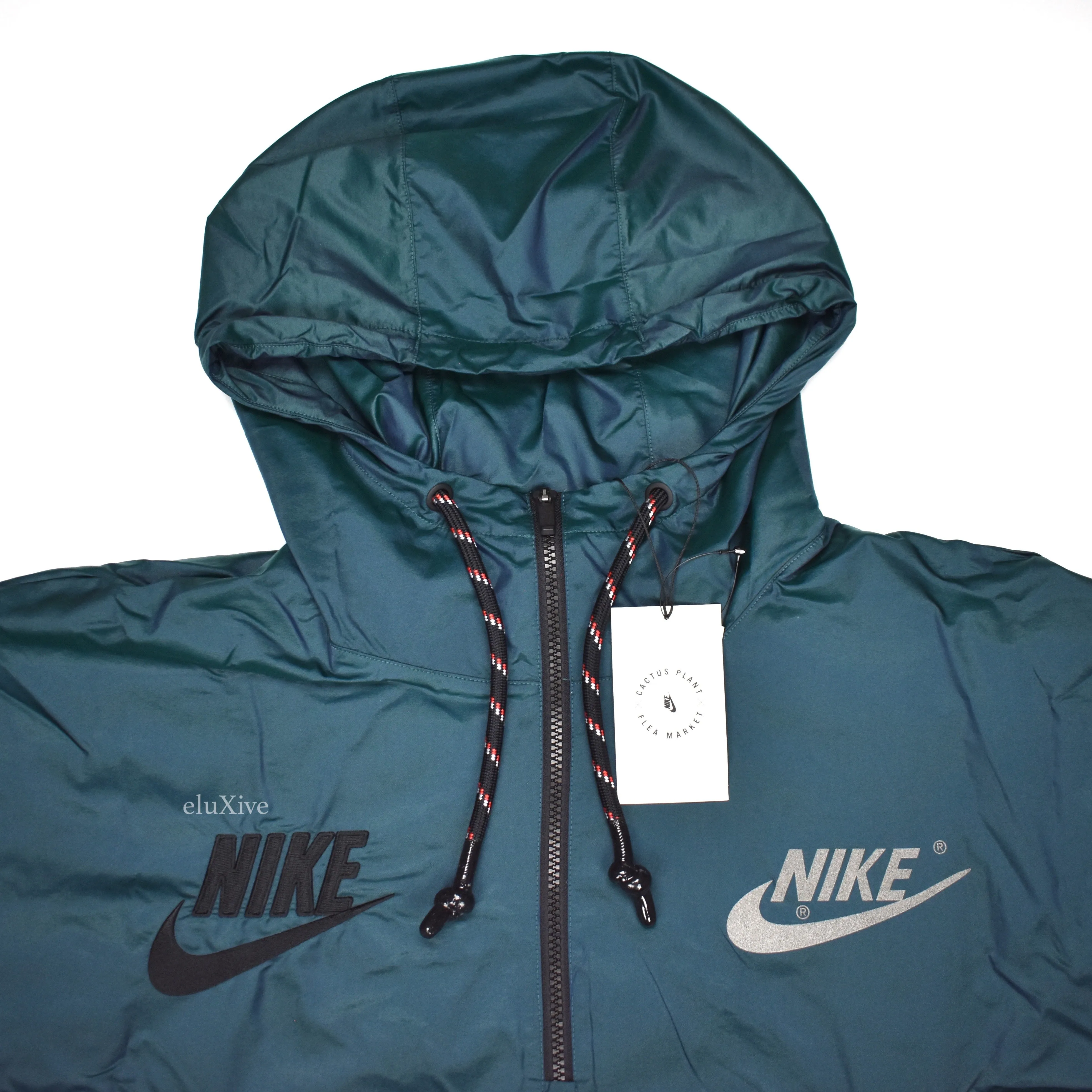 Nike x Cactus Plant Flea Market - Logo Print Anorak Jacket (Teal)