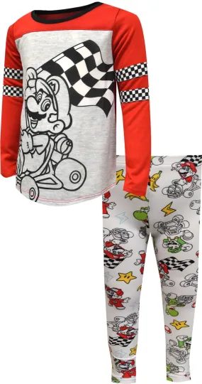 Nintendo MarioKart Race Around the Track Pajama