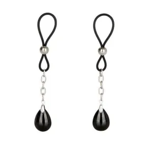 Nipple Play Non Piercing Fully Adjustable Nipple Jewelry with Dangling Pendants