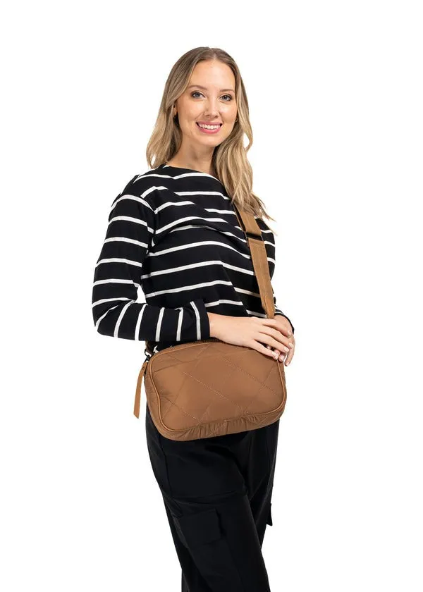 Noa Toast Puffer Cargo Camera Crossbody