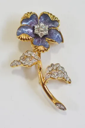 Crystal Brooches