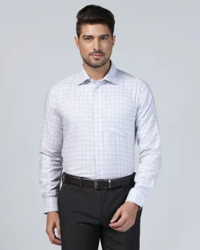 Non Iron Formal Grey Check Shirt - Blake