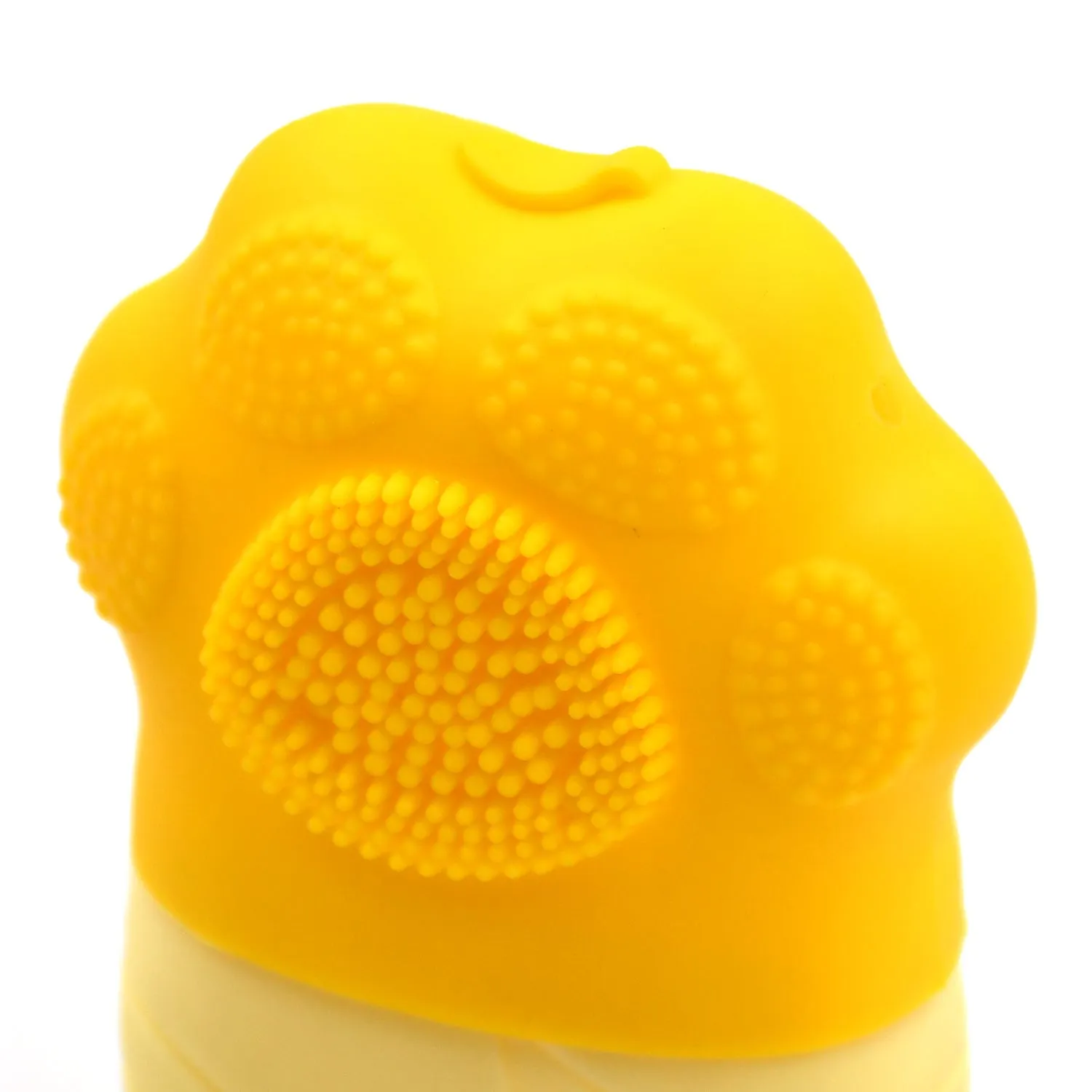 Non Slip Silicone Face Ice Cubes Easy Grip New Unique Shape ice Roller Base Reusable for Beauty  ( 1 pc )