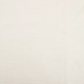 Novelty White Knit - Square stripe - Eggshell