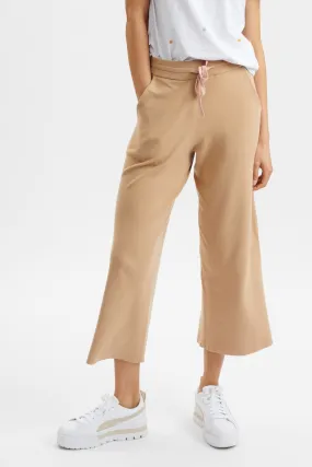 NUANKA CULOTTE PANTS - Sesame