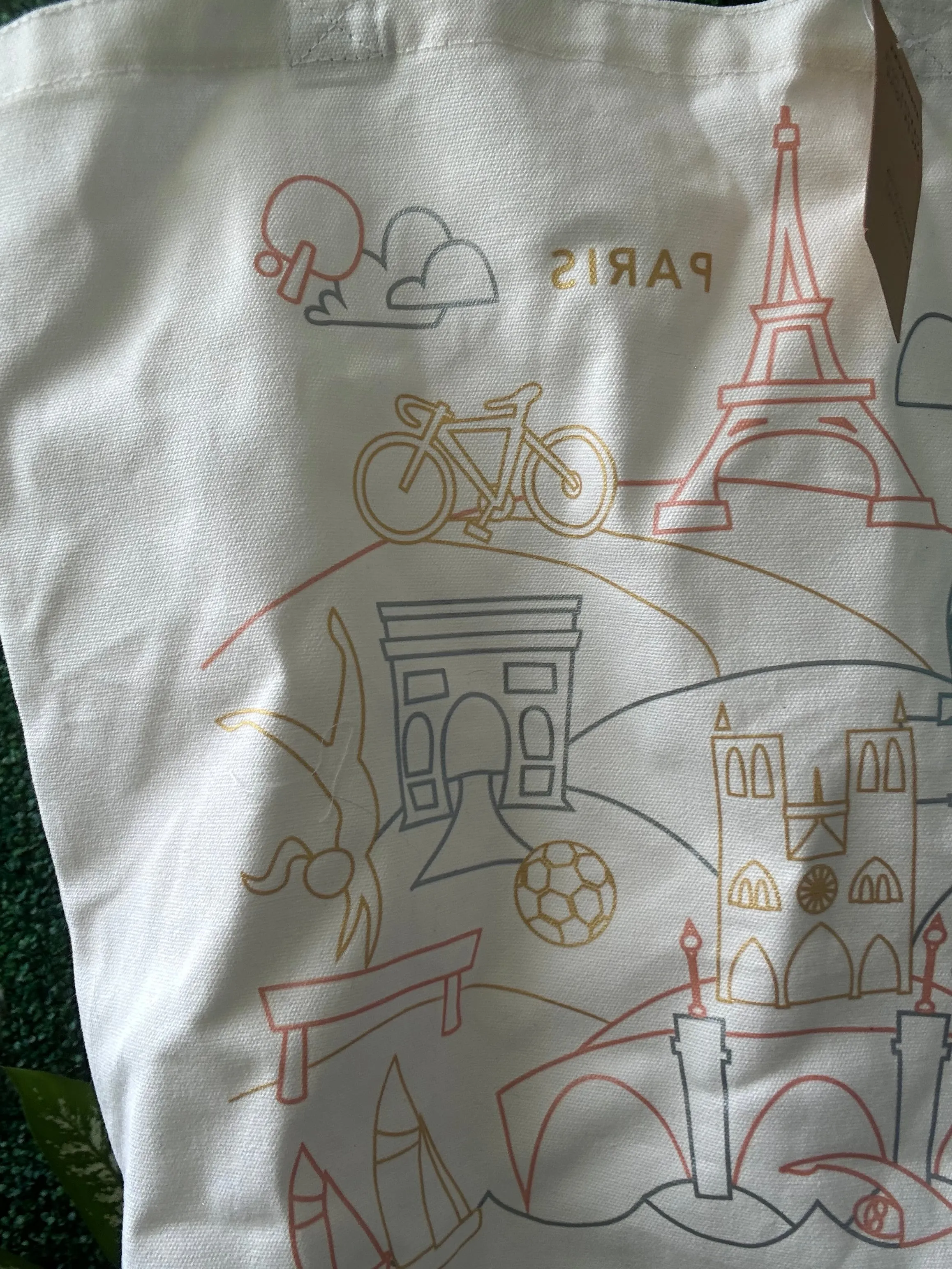 NWT Starbucks YOU ARE HERE YAH TOTE BAG PARIS OLYMPICS GAMES 2024 limited edition canvas handle bag