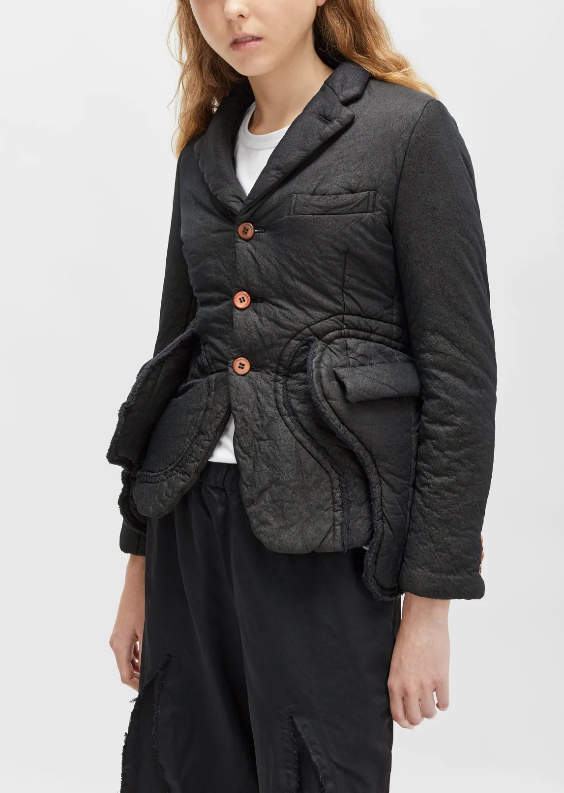 Nylon Half Tricot Blazer