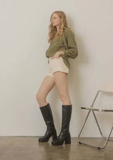 Oasis Society Juniper - Platform Knee-High Boots