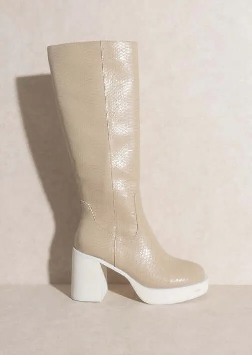 Oasis Society Juniper - Platform Knee-High Boots