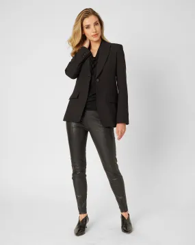 Obsidian Stretch Leather Legging
