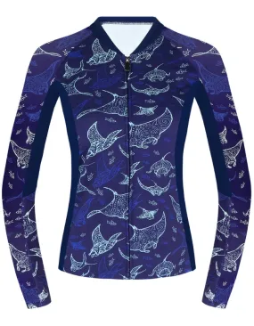 Ocean Manta Womens Rash Guard