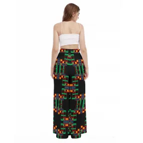 OD Women's High Waist Wide Leg Culottes BlkPt