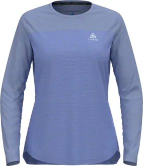 Odlo Women&#x27;s T-shirt Crew Neck L/S X-Alp Linencool Persian Jewel/Blue Heron | Buy Odlo Women&#x27;s T-shirt Crew Neck L/S X-Alp Linencool Persian Jewel/Blue Heron here | Outnorth