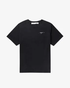 OFF WHITE 3D LINE MARKERS BLACK TEE