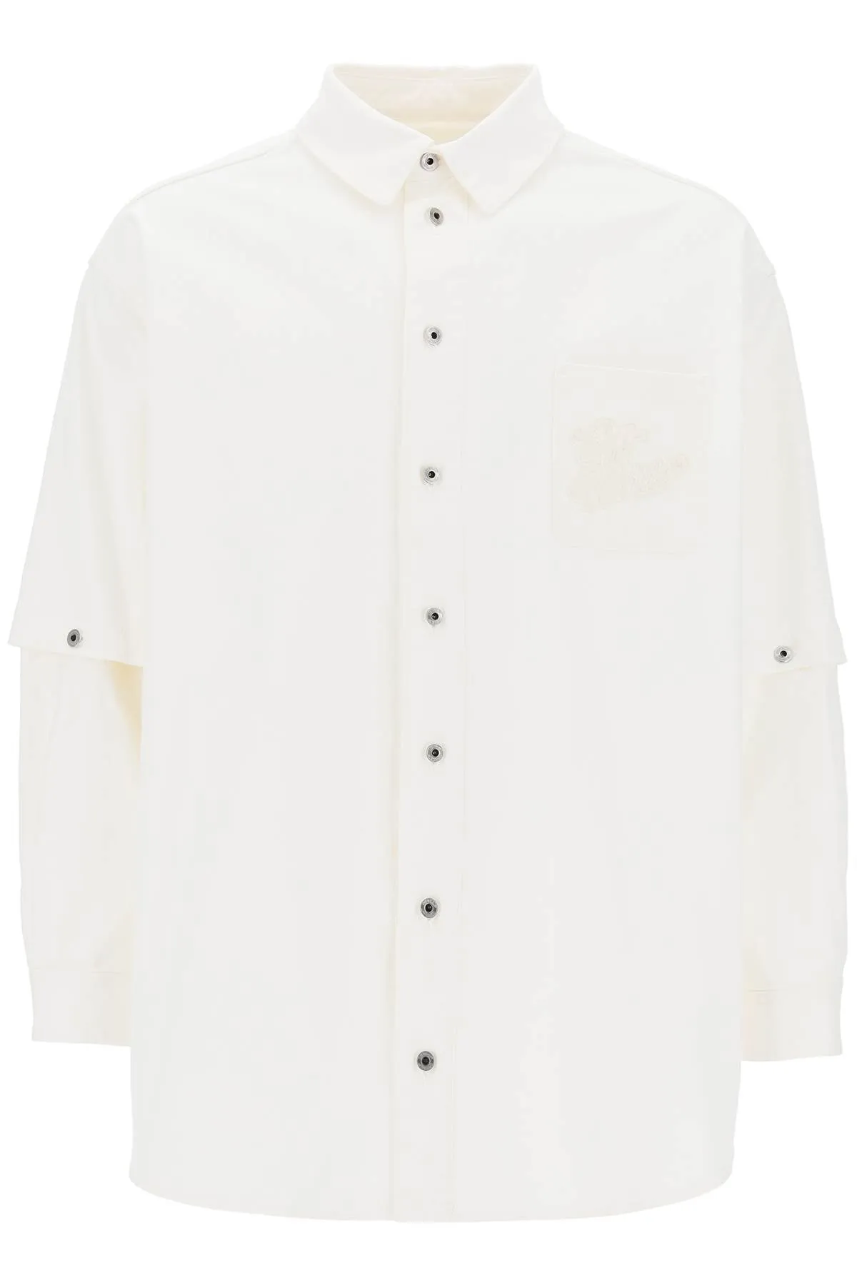 Off White Off-White convertible overshirt with 90's