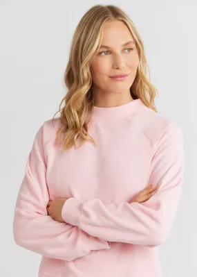Offshore Crewneck in Terry Fleece (Pink)