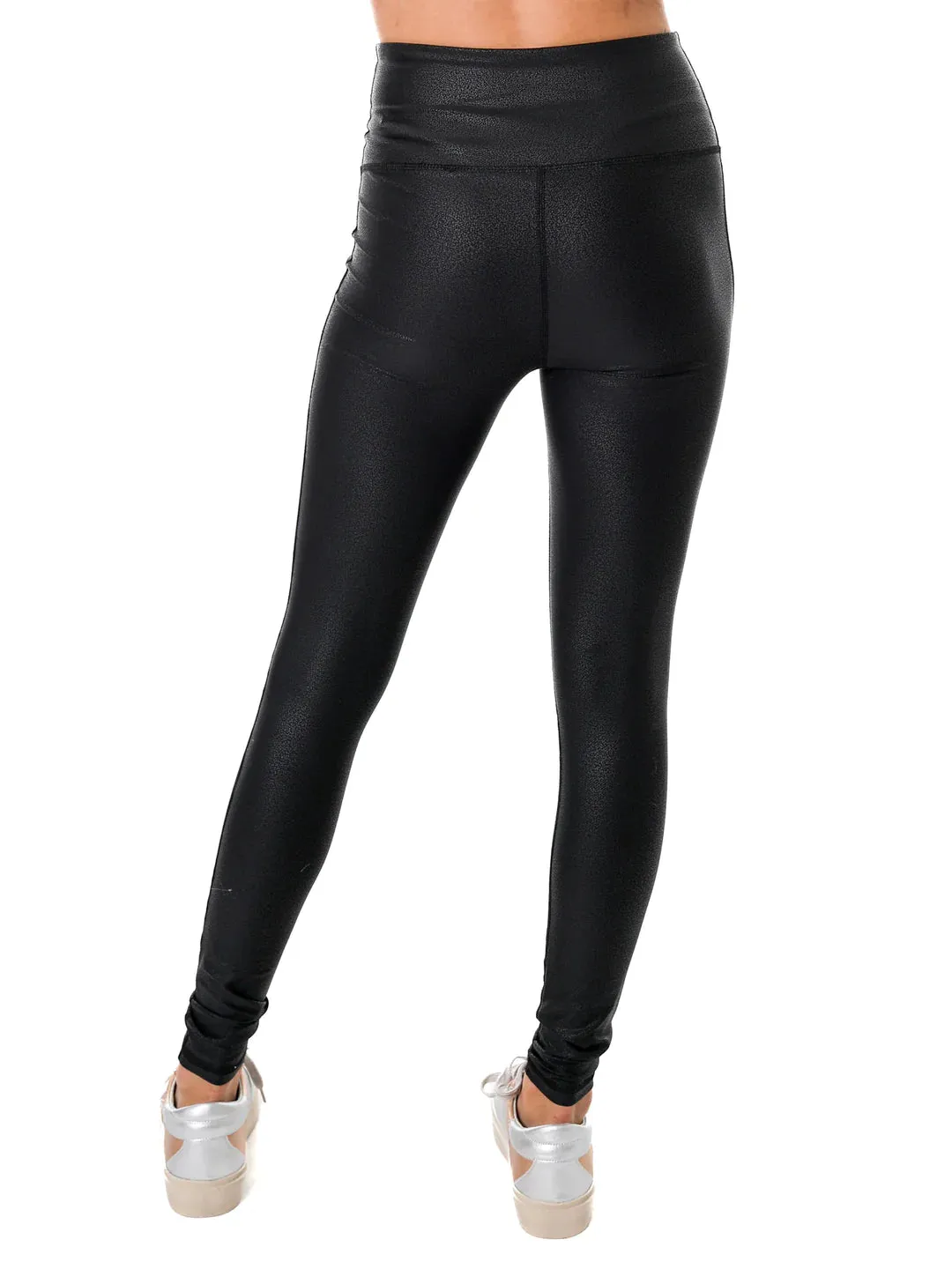 OG Foil Faux Leather Leggings