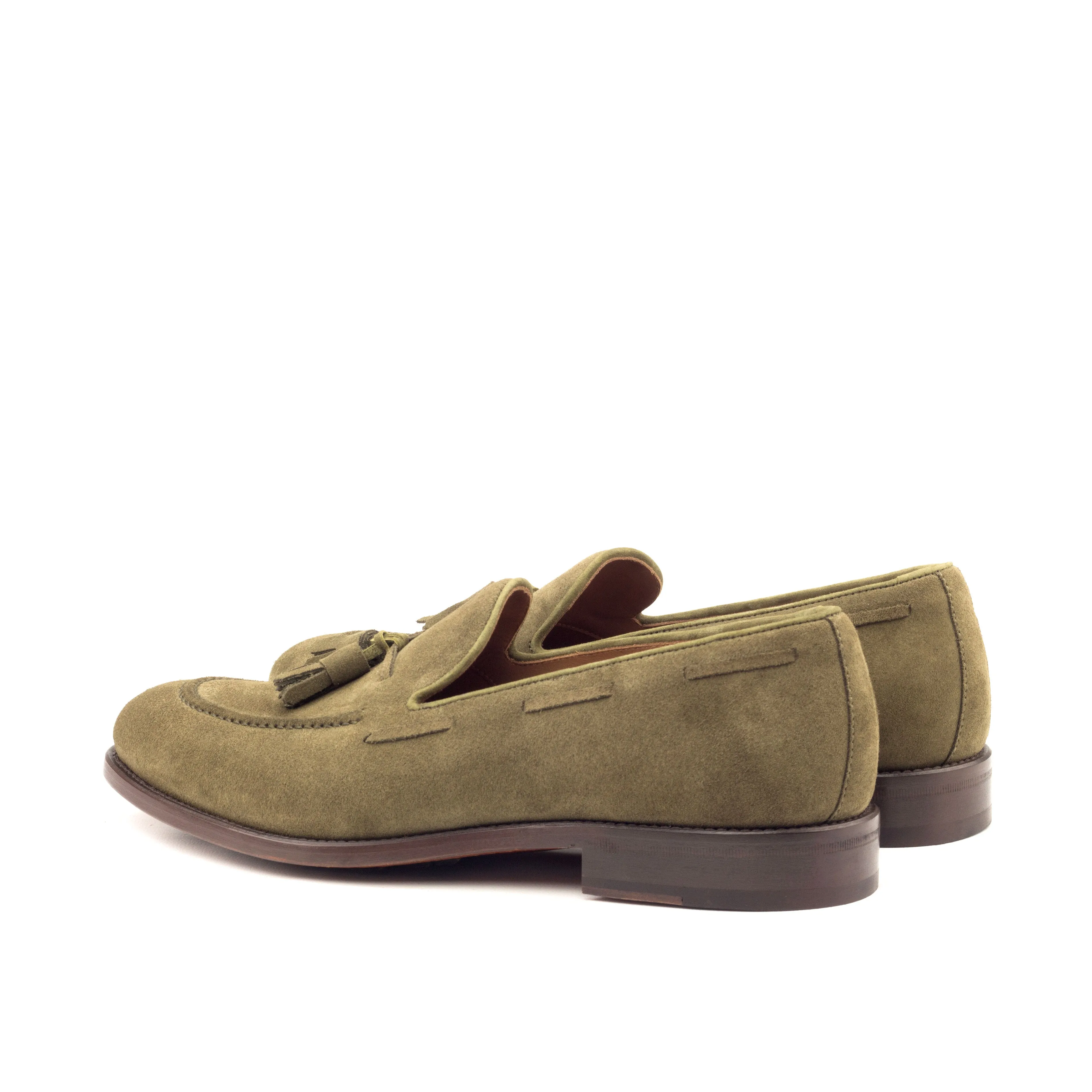 OG Loafer - Lux Suede Khaki-Dark Brown City