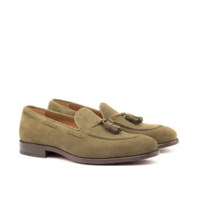 OG Loafer - Lux Suede Khaki-Dark Brown City