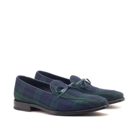 OG Loafer - Wool Blackwatch-Painted Calf Navy