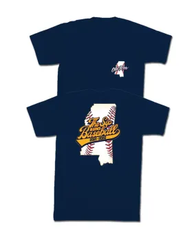 Old Row - The Sip Runs Baseball Tee