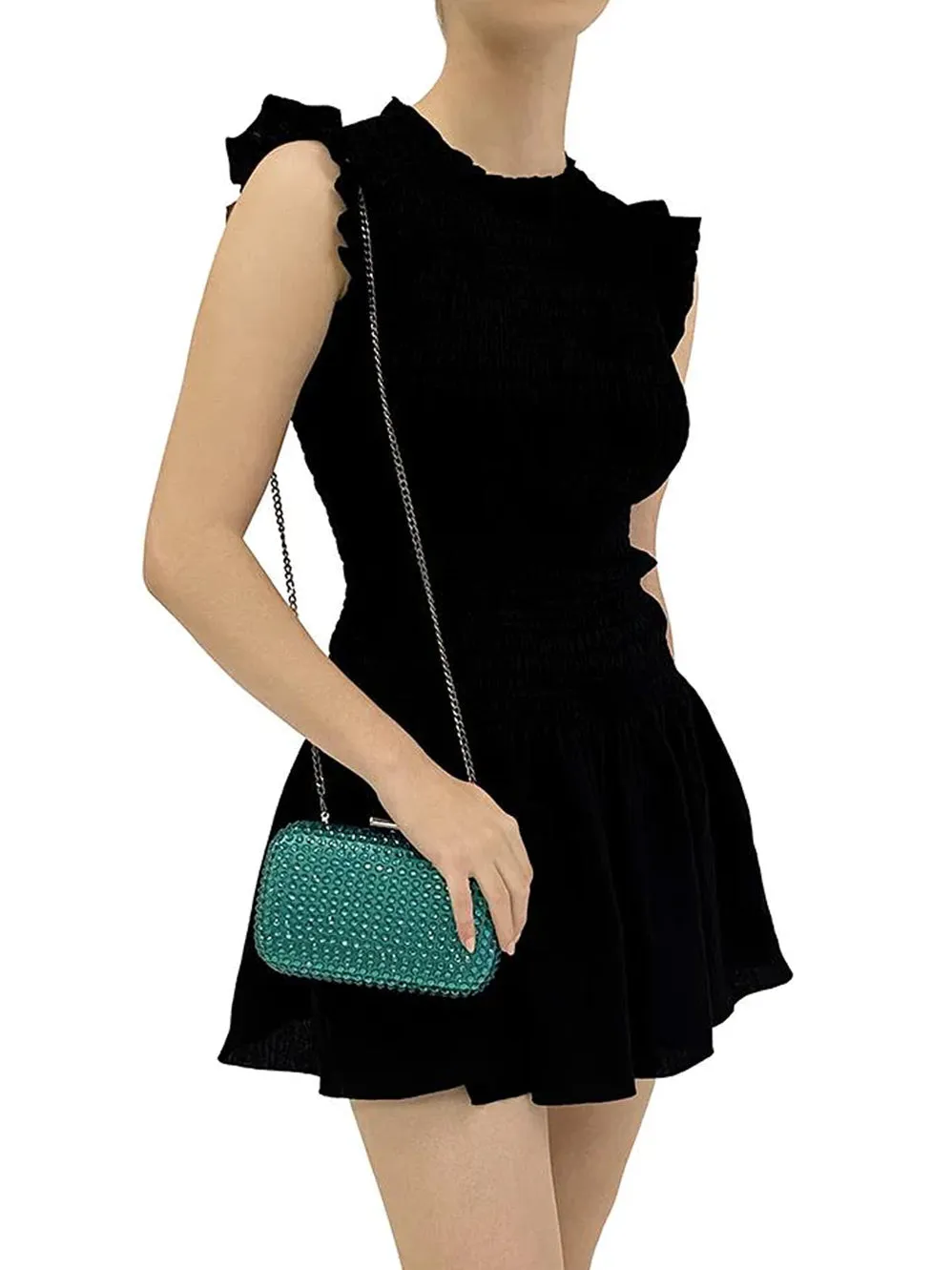 OLGA BERG CAYDENCE HOTFIX CLUTCH