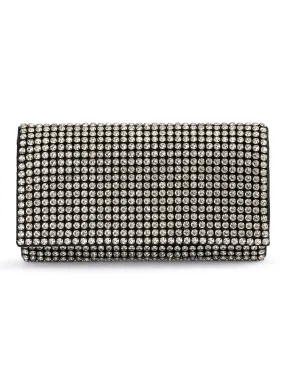 OLGA BERG MARIANA CRYSTAL CLUTCH