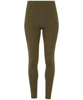 Olive - Women's TriDri® performance compression leggings