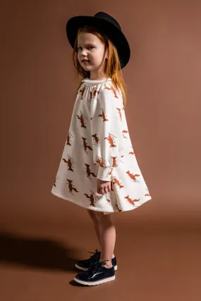 OMAMImini Fox Girls Dress (Size 2 left)