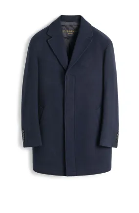 ONIX  NAVY WOOL TOPCOAT