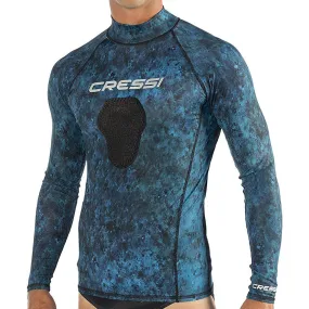 Open Box Cressi Hunter Rash Guard-Blue-SM