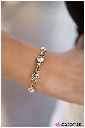 Open Door Jewelry - All I Want Is You - Gold Bracelet - Paparazzi Accessories