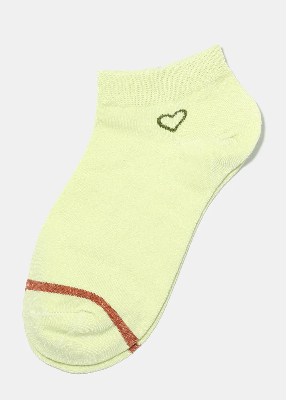 Open Heart Low Cut Socks
