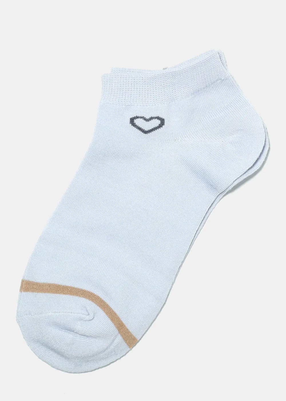Open Heart Low Cut Socks