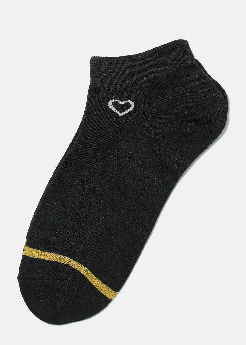 Open Heart Low Cut Socks