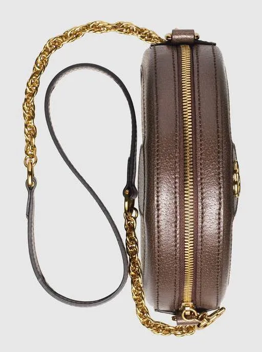 Ophidia Mini GG Round Shoulder Bag