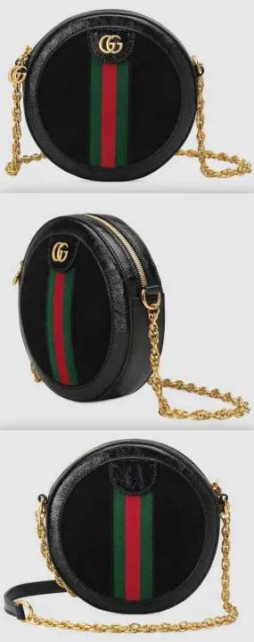 Ophidia Mini Round Shoulder Bag