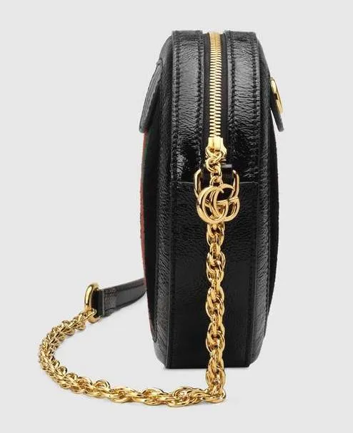 Ophidia Mini Round Shoulder Bag