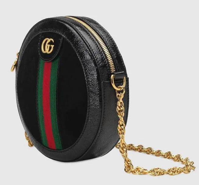 Ophidia Mini Round Shoulder Bag