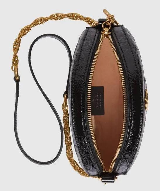 Ophidia Mini Round Shoulder Bag