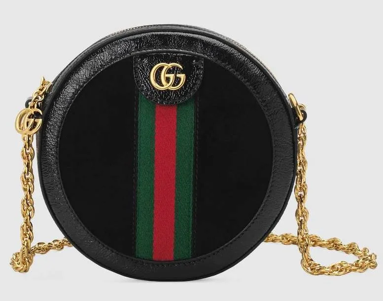 Ophidia Mini Round Shoulder Bag