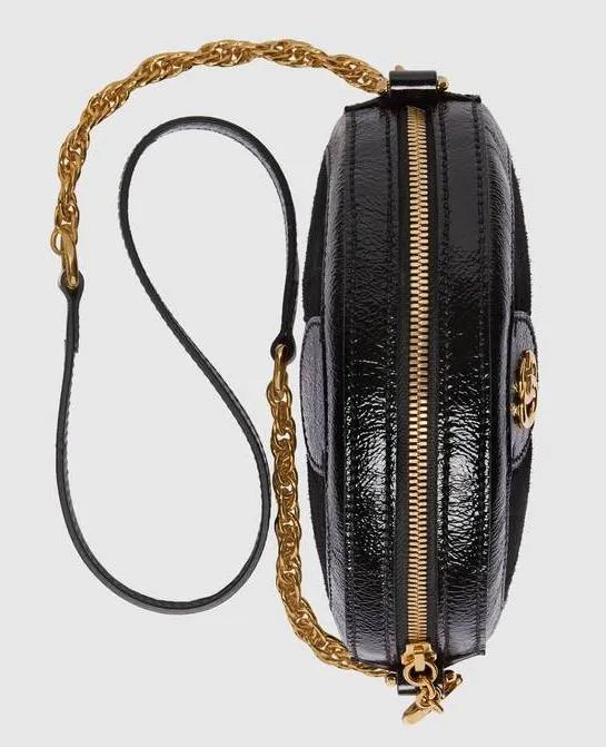 Ophidia Mini Round Shoulder Bag