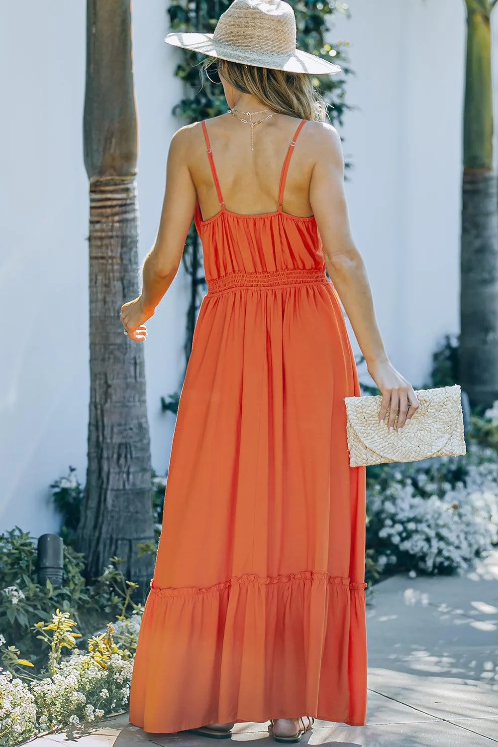 Orange Slice Spaghetti Strap Dress